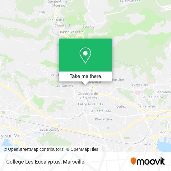 Collège Les Eucalyptus map