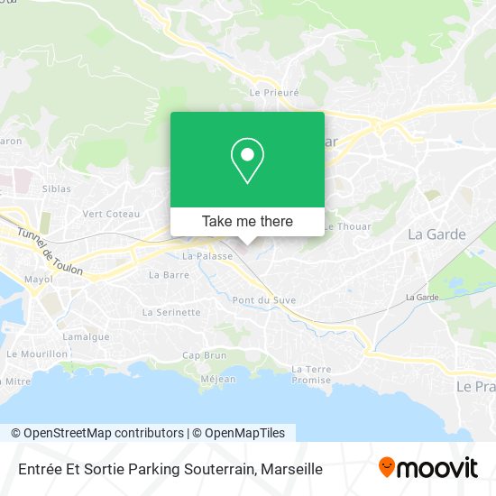 Entrée Et Sortie Parking Souterrain map