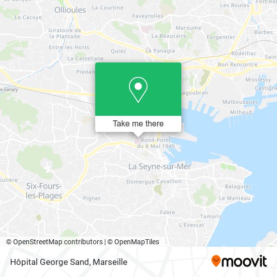 Hôpital George Sand map