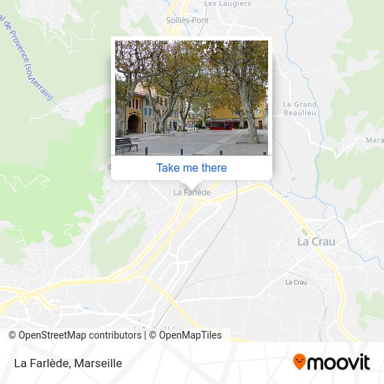 La Farlède map
