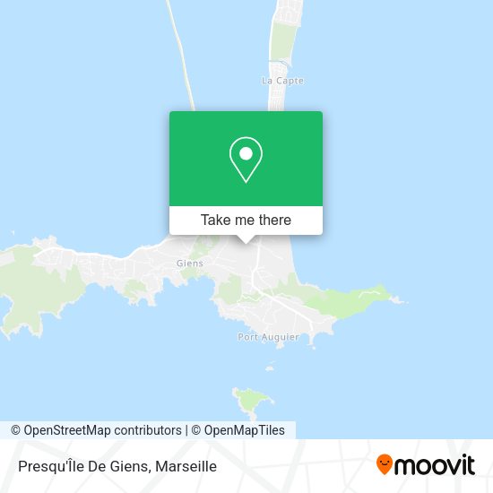 Presqu'Île De Giens map