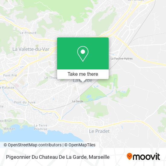 Pigeonnier Du Chateau De La Garde map