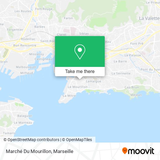 Marché Du Mourillon map