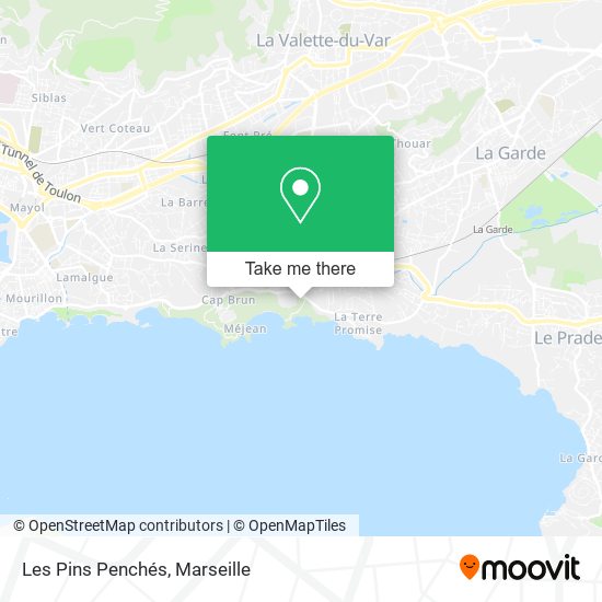 Les Pins Penchés map