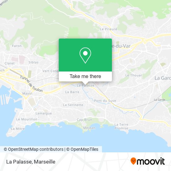 La Palasse map