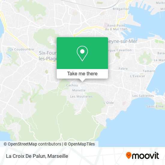 La Croix De Palun map