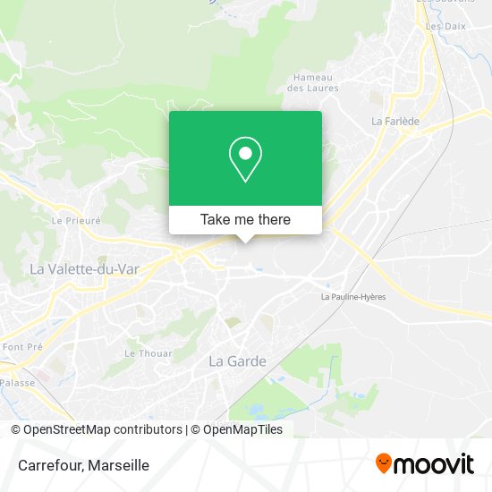 Carrefour map