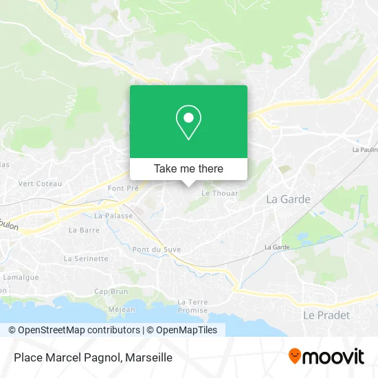 Place Marcel Pagnol map