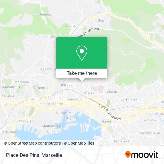 Place Des Pins map