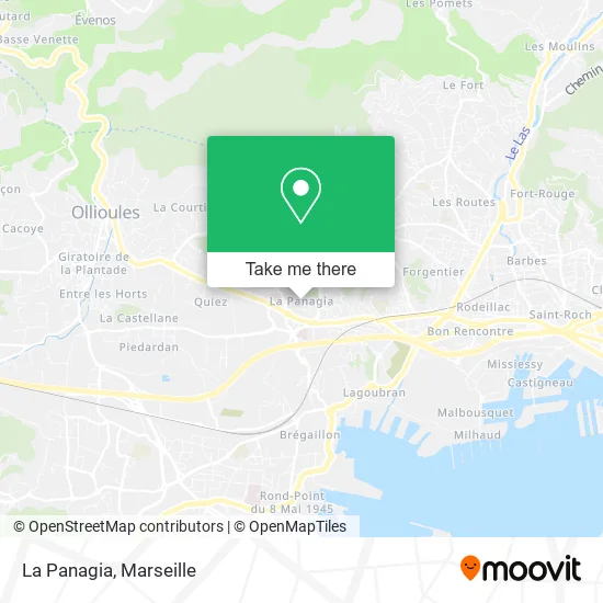 La Panagia map