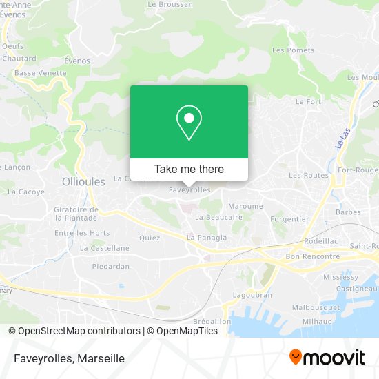 Faveyrolles map