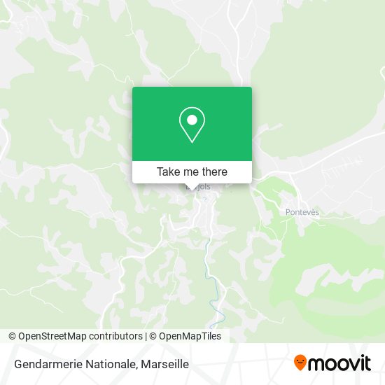 Gendarmerie Nationale map