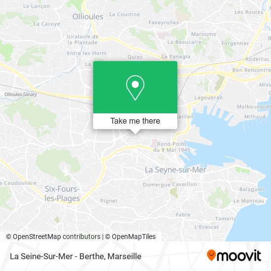 La Seine-Sur-Mer - Berthe map