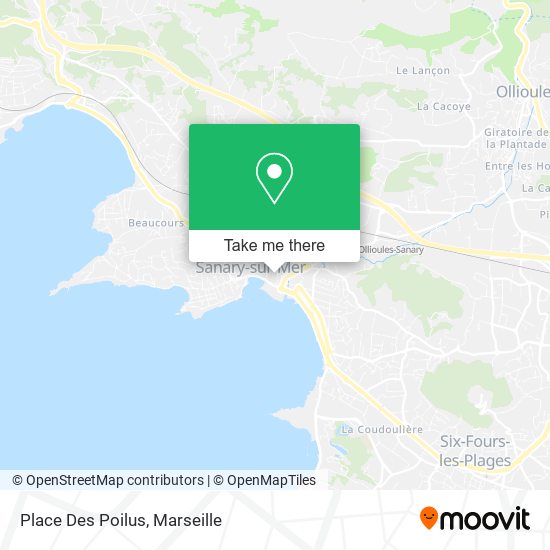 Place Des Poilus map