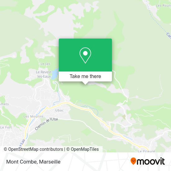 Mont Combe map