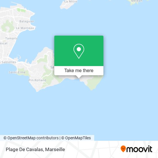Plage De Cavalas map
