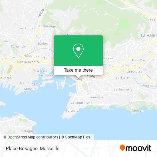 Place Besagne map