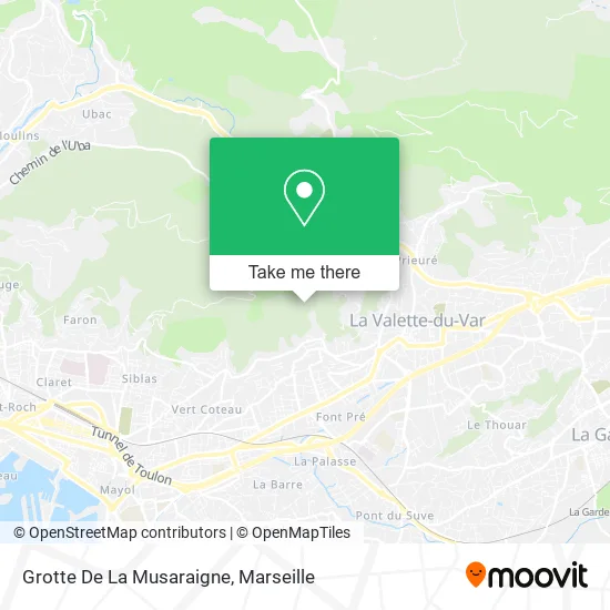 Grotte De La Musaraigne map