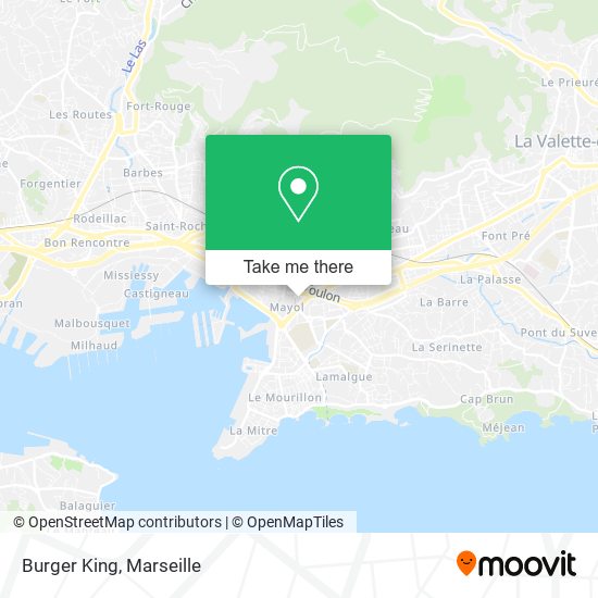 Burger King map