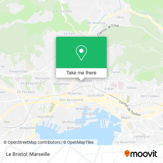 Le Bristol map