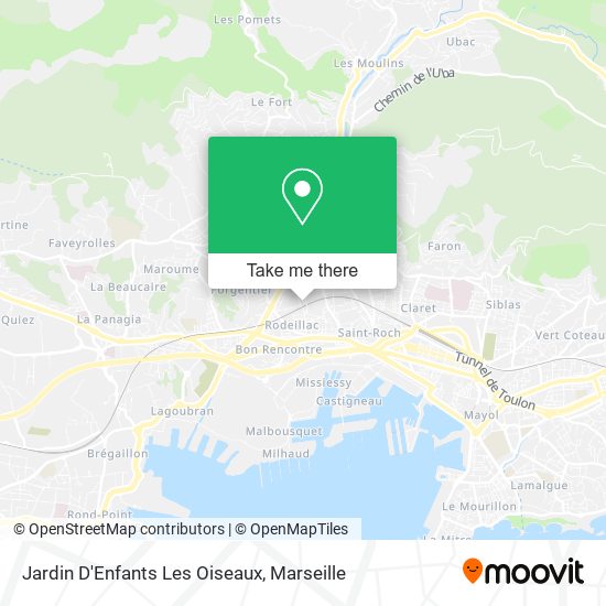 Jardin D'Enfants Les Oiseaux map