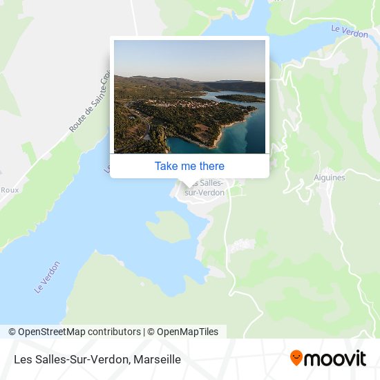 Les Salles-Sur-Verdon map