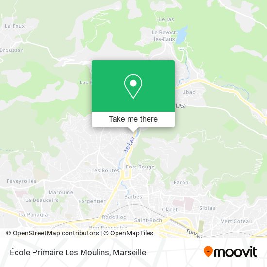 École Primaire Les Moulins map