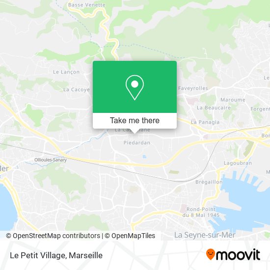 Le Petit Village map