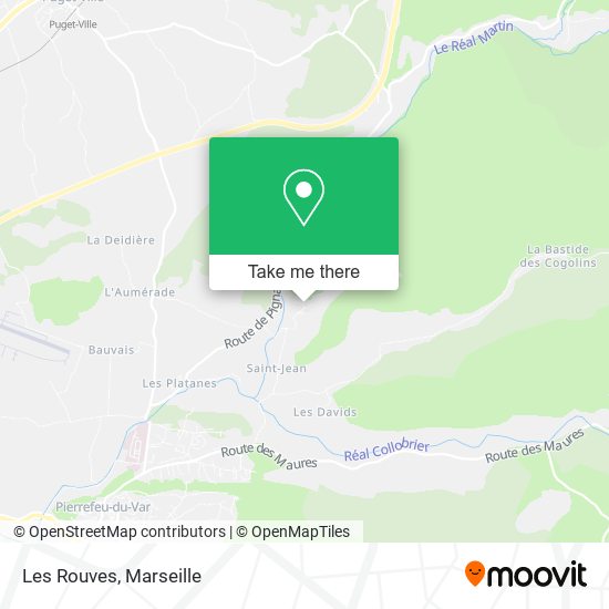Les Rouves map