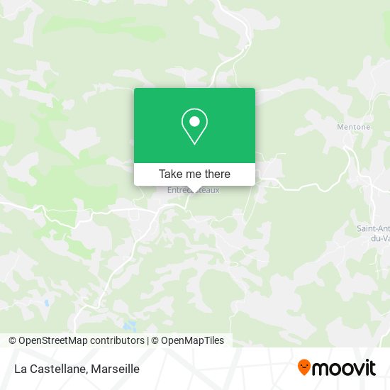 La Castellane map