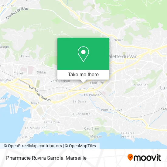 Pharmacie Ruvira Sarrola map