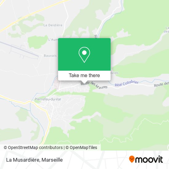 La Musardière map