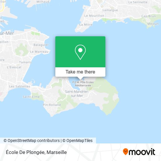 École De Plongée map
