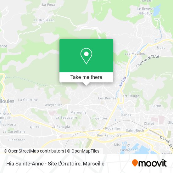 Hia Sainte-Anne - Site L'Oratoire map