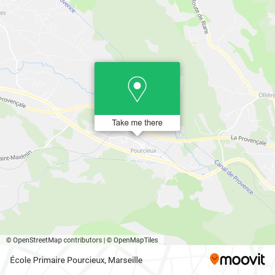 École Primaire Pourcieux map