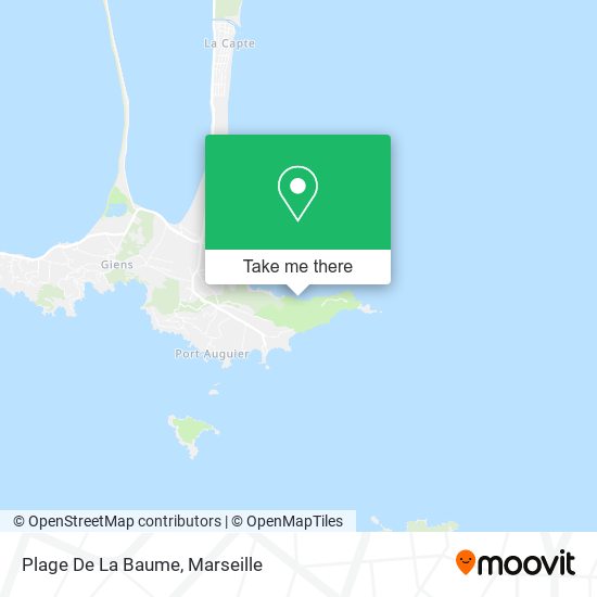 Plage De La Baume map