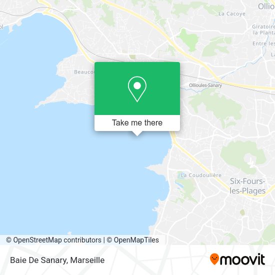 Baie De Sanary map