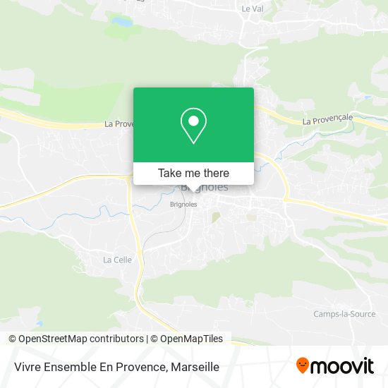 Vivre Ensemble En Provence map