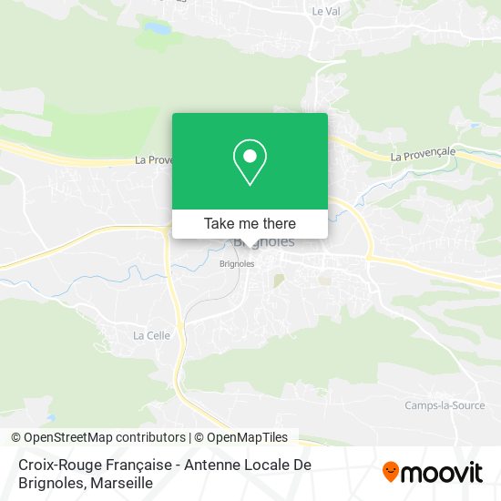 Croix-Rouge Française - Antenne Locale De Brignoles map