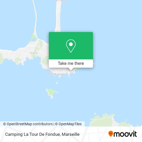 Camping La Tour De Fondue map