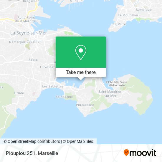 Pioupiou 251 map