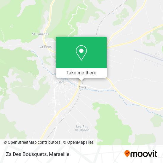 Za Des Bousquets map