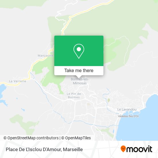 Place De L'Isclou D'Amour map