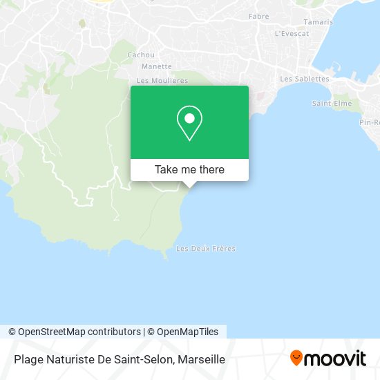 Plage Naturiste De Saint-Selon map