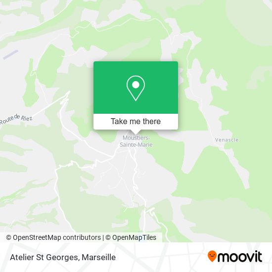 Atelier St Georges map
