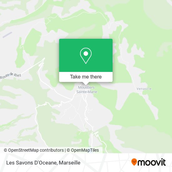 Les Savons D'Oceane map