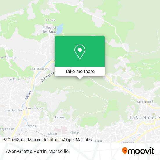 Aven-Grotte Perrin map