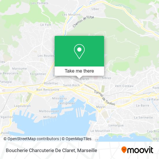 Boucherie Charcuterie De Claret map