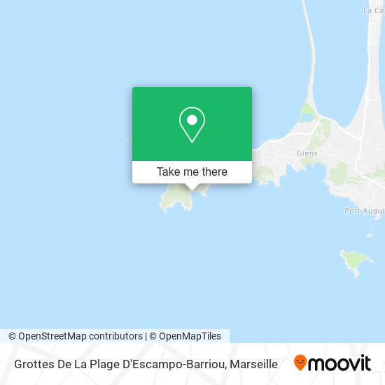 Grottes De La Plage D'Escampo-Barriou map