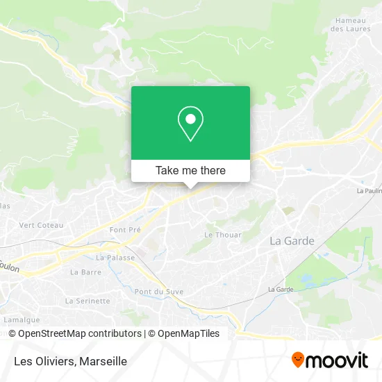 Les Oliviers map